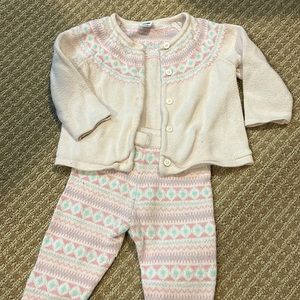 Janie and Jack Fair isle sweater set